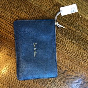 “Time to shine” blue bag